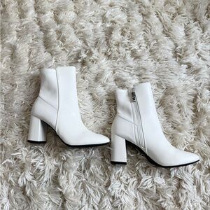 White Ankle Boots